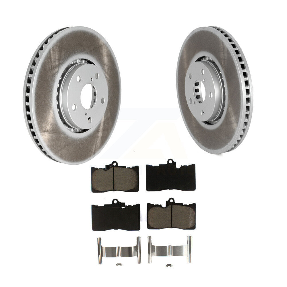 Coated Upgrade Brake Kit For 2014 Lexus IS350 Base and with RWD. With F Sport Package KGC-100008 Transit Auto