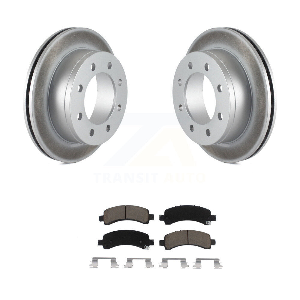 Coated Upgrade Brake Kit For 2006 Chevrolet Express 2500 With 8 Lug Wheels and 91mm Overall Height KGC-101199 Transit Auto