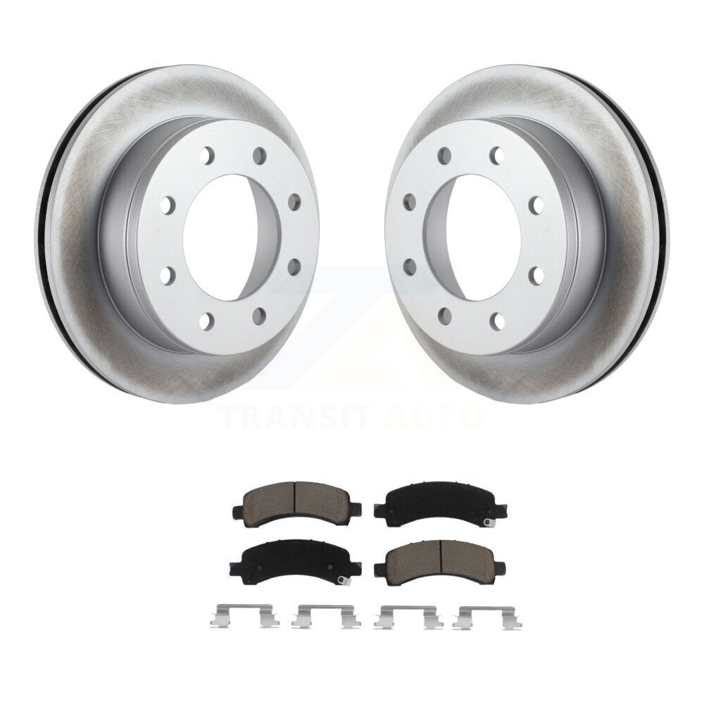 Coated Upgrade Brake Kit For 2005 Chevrolet Express 2500 With 8 Lug Wheels KGC-101200 Transit Auto
