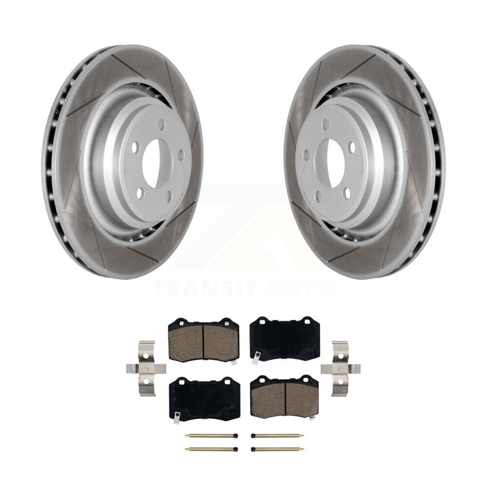 Coated Upgrade Brake Kit For 2006 Dodge Magnum 6.1L KGC-100641 Transit Auto