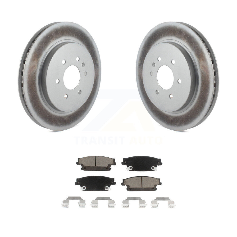 Coated Upgrade Brake Kit For 2006 Cadillac SRX With Performance Package or Without Performance Package KGC-100987 Transit Auto