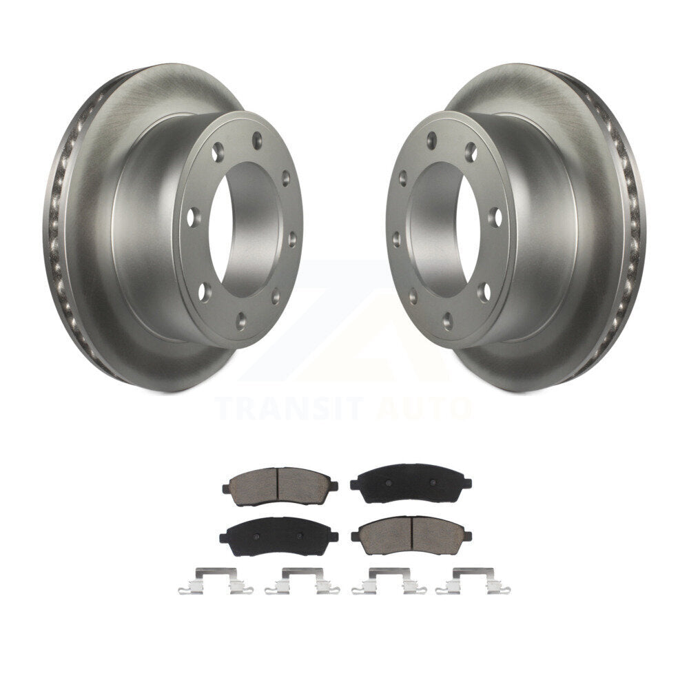 Coated Upgrade Brake Kit For 2004 Ford Excursion 4WD KGC-100771 Transit Auto