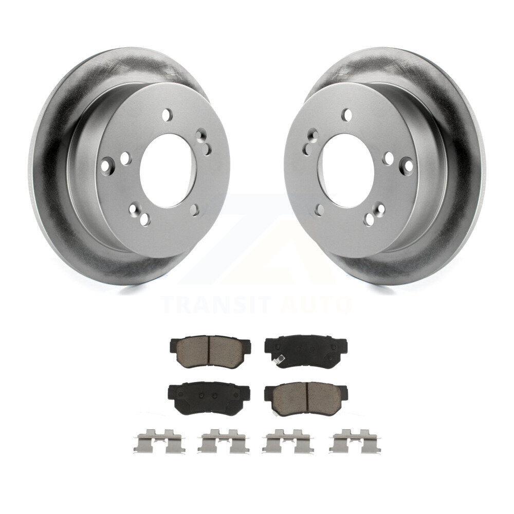 Coated Upgrade Brake Kit For 2005 Hyundai Sonata From 03/01/05 KGC-100821 Transit Auto