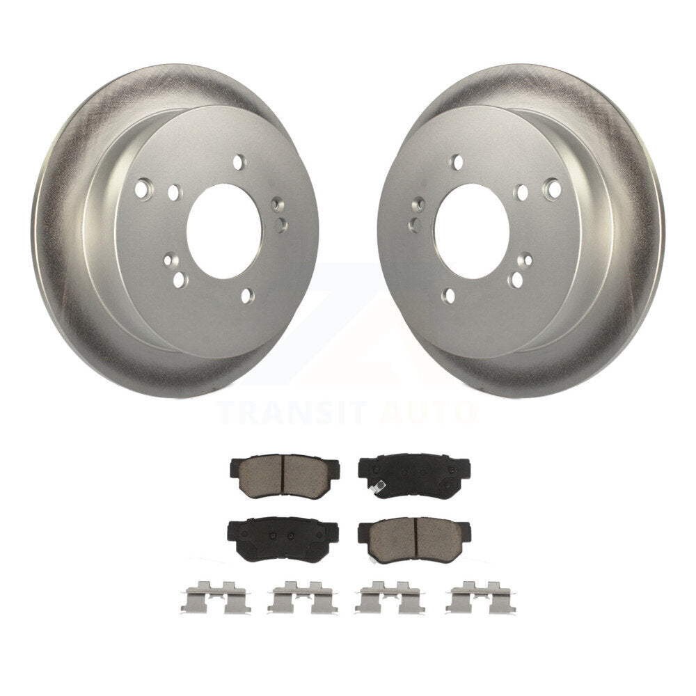 Coated Upgrade Brake Kit For 2004 Hyundai Santa Fe With 294mm Diameter Front Rotor KGC-101243 Transit Auto