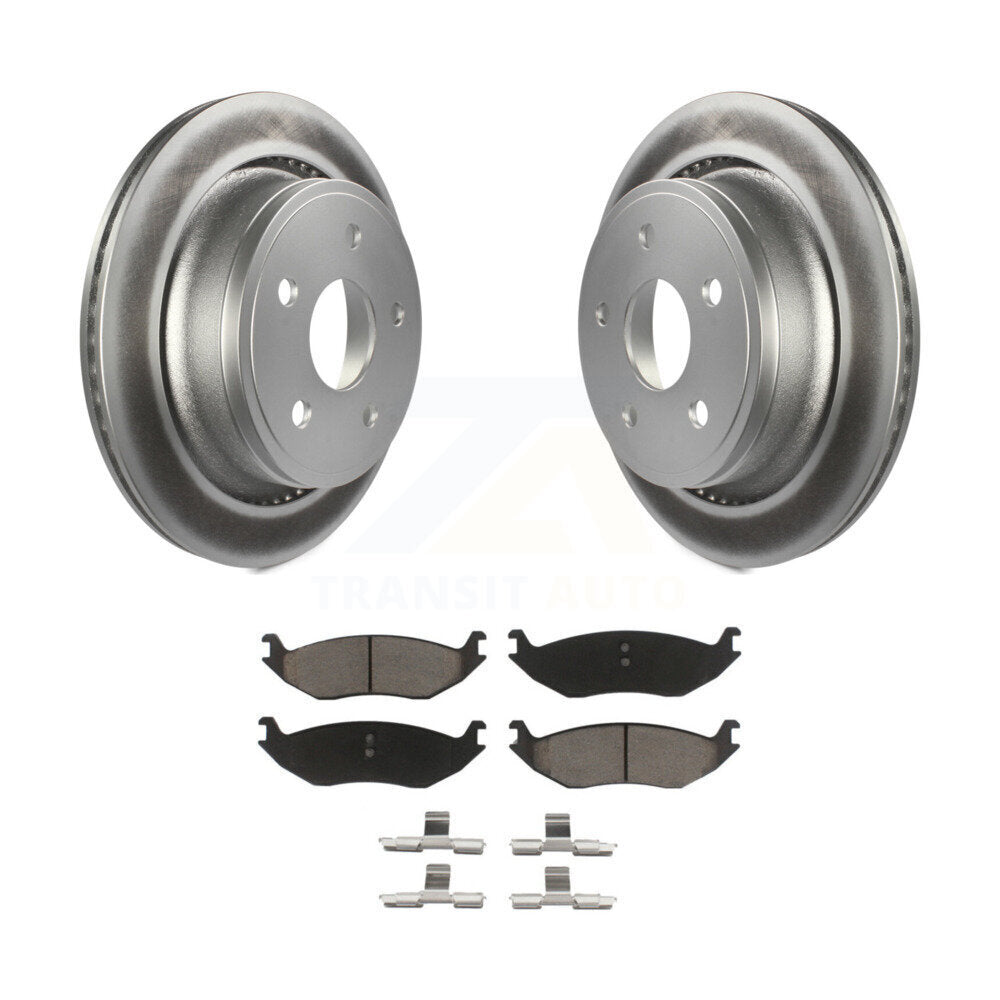 Coated Upgrade Brake Kit For 2005 Dodge Ram 1500 Laramie/SLT/ST KGC-100636 Transit Auto