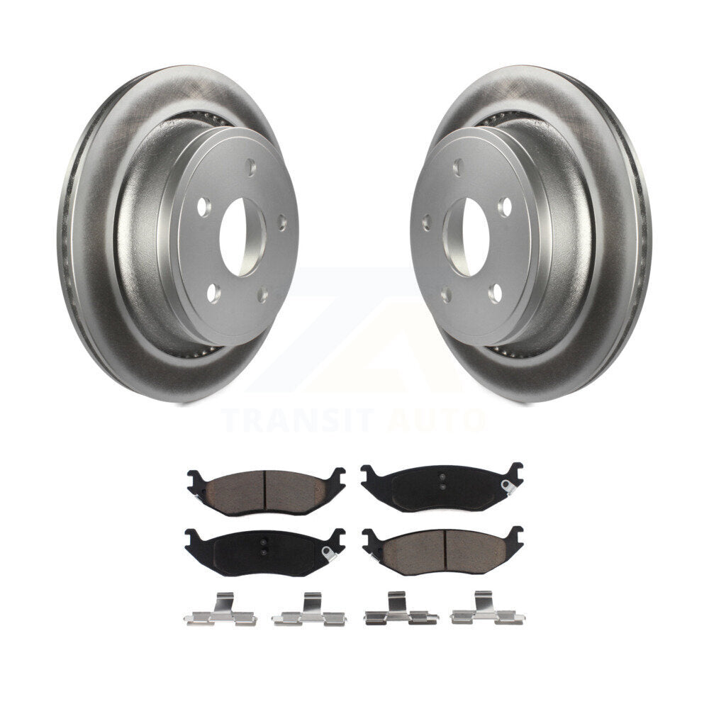 Coated Upgrade Brake Kit For 2004 Dodge Ram 1500 SLT/ST KGC-101332 Transit Auto