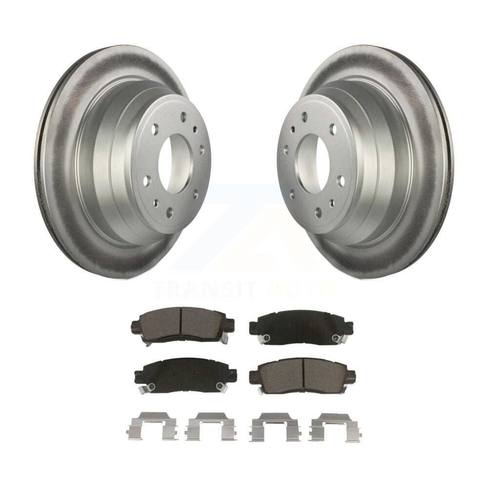 Coated Upgrade Brake Kit For 2008 Saab 9-7x 5.3L/4.2L KGC-101235 Transit Auto
