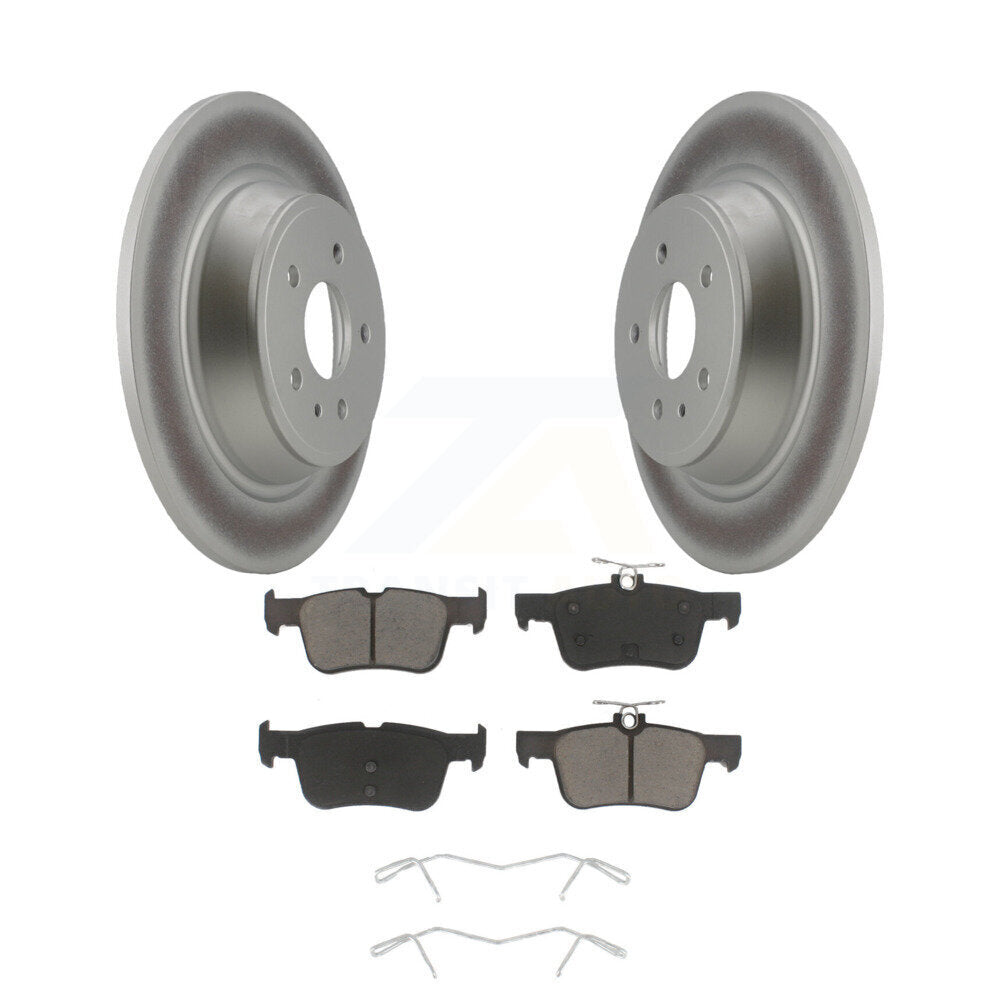 Coated Upgrade Brake Kit For 2017 Ford Escape AWD and with 1.5L KGC-100741 Transit Auto