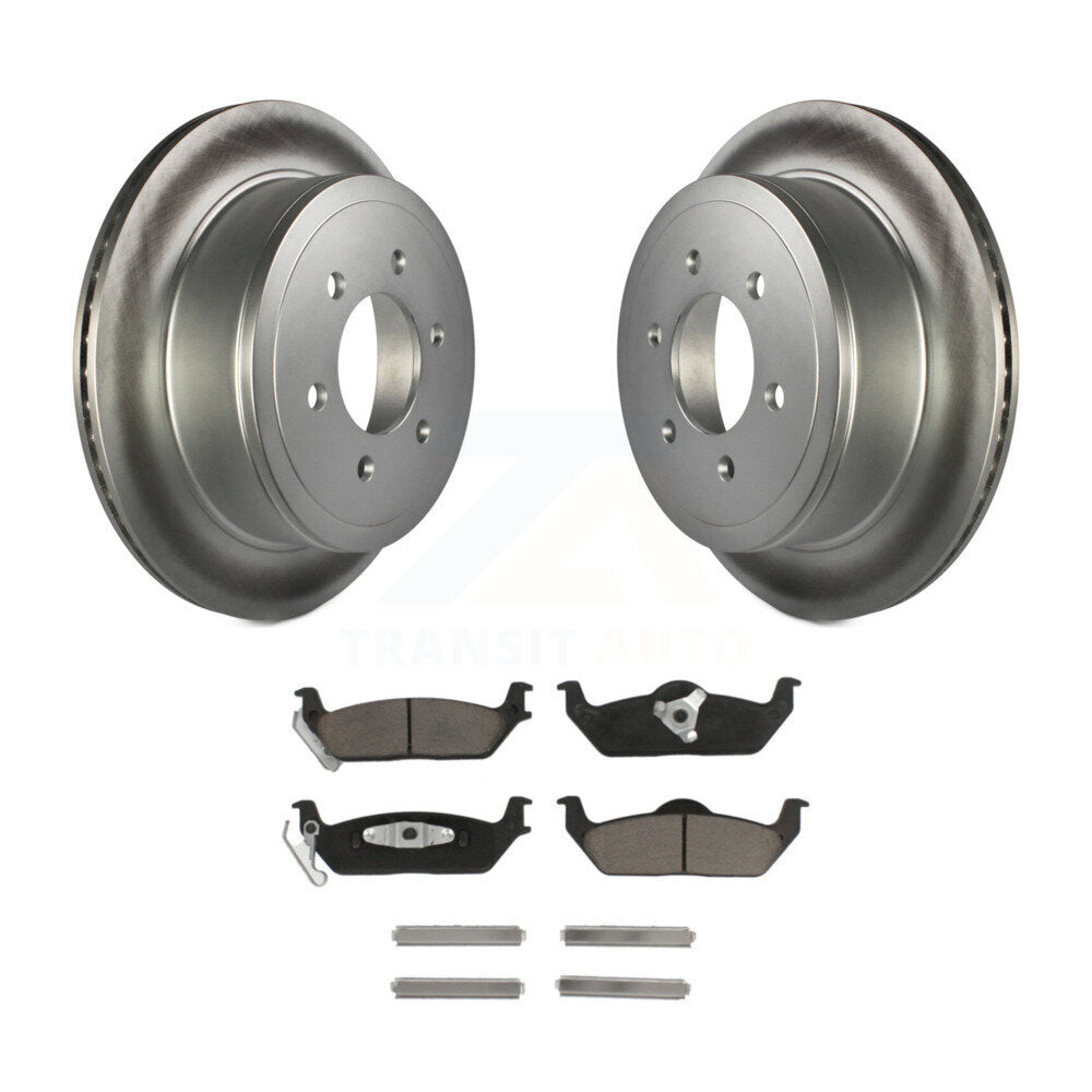 Coated Upgrade Brake Kit For 2007 Lincoln Mark LT 4WD. With 6 Lug Wheels KGC-101363 Transit Auto