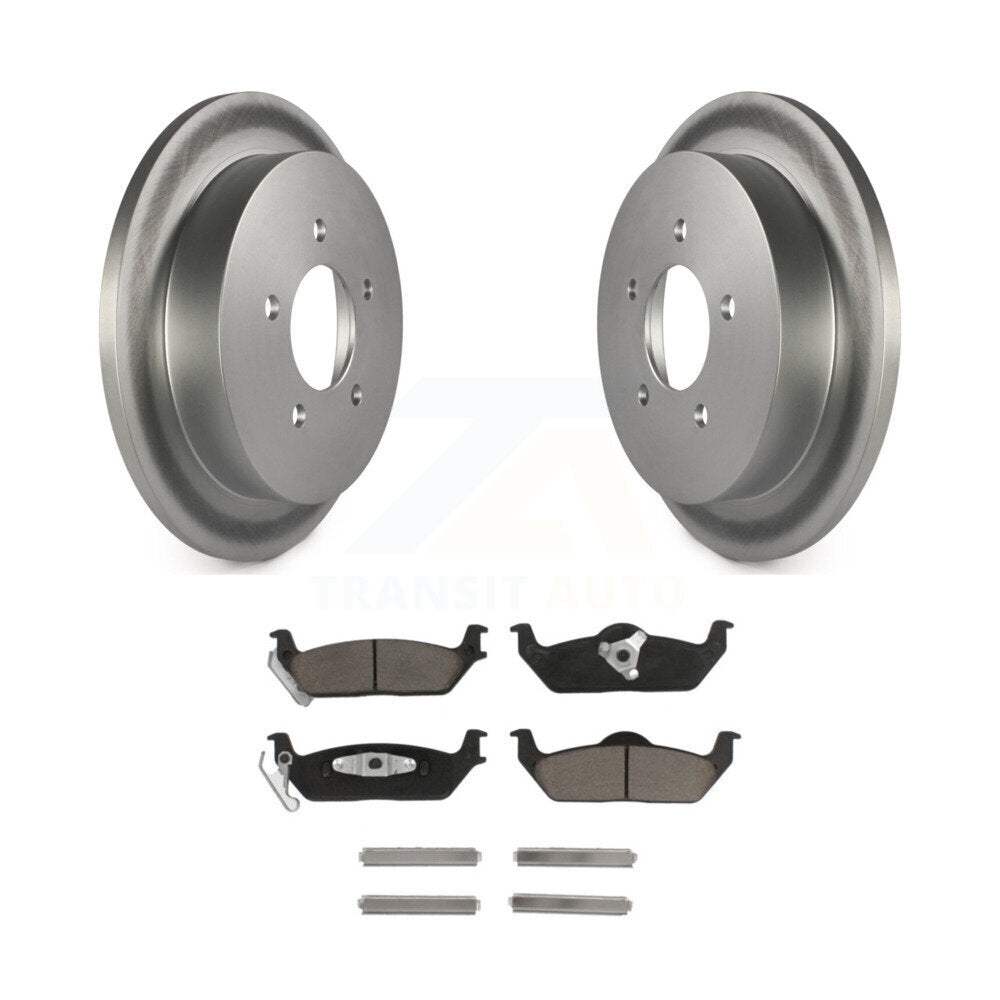 Coated Upgrade Brake Kit For 2004 Ford F-150 RWD. With 5 Lug Wheels and 11th Digit Of Vin Is C Transit Auto