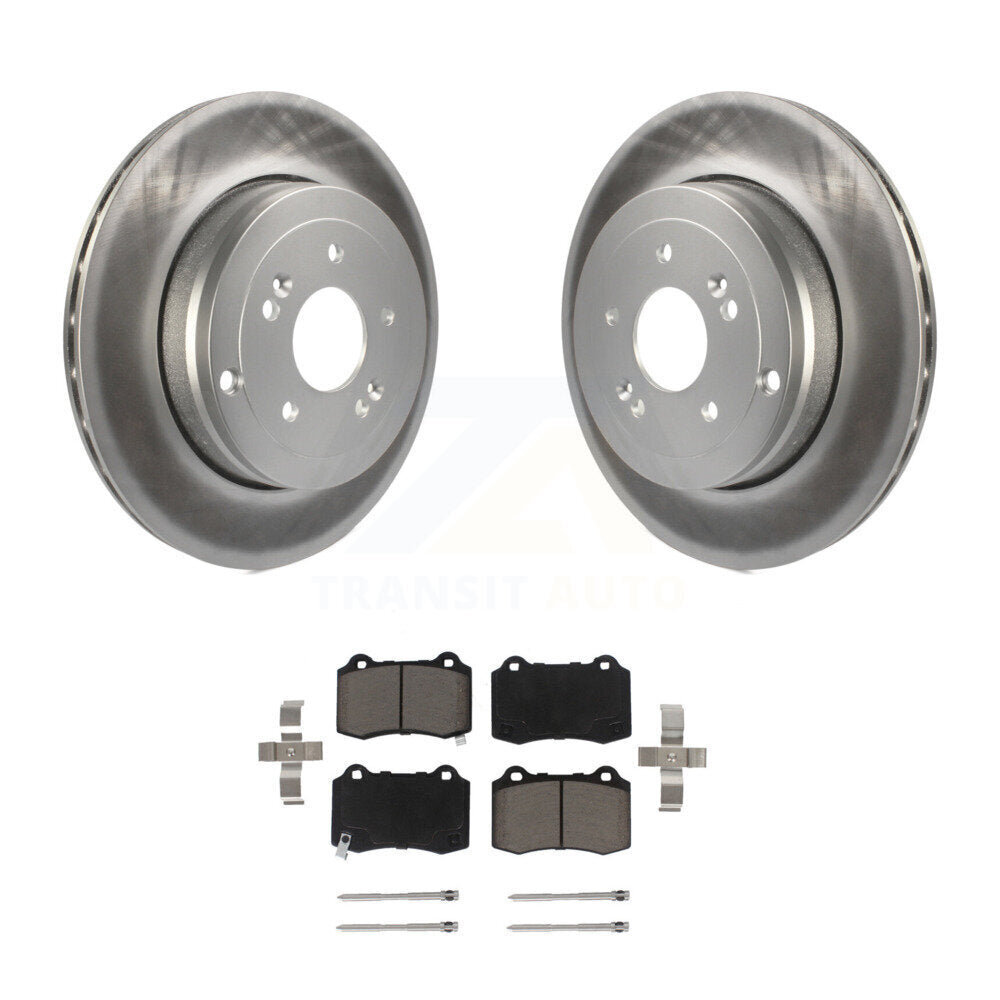 Coated Upgrade Brake Kit For 2016 Hyundai Genesis Coupe 3.8 R-Spec/3.8 Ultimate KGC-100842 Transit Auto