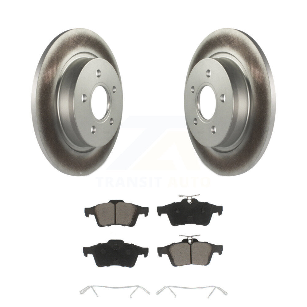 Coated Upgrade Brake Kit For 2005 Volvo S40 With 300mm Diameter Front Rotor KGC-100659 Transit Auto