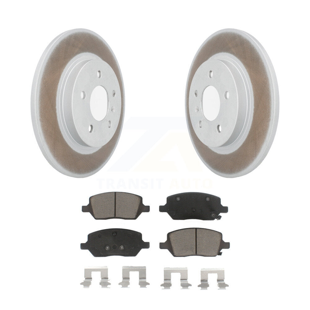 Coated Upgrade Brake Kit For 2005 Chevrolet Uplander FWD KGC-101379 Transit Auto