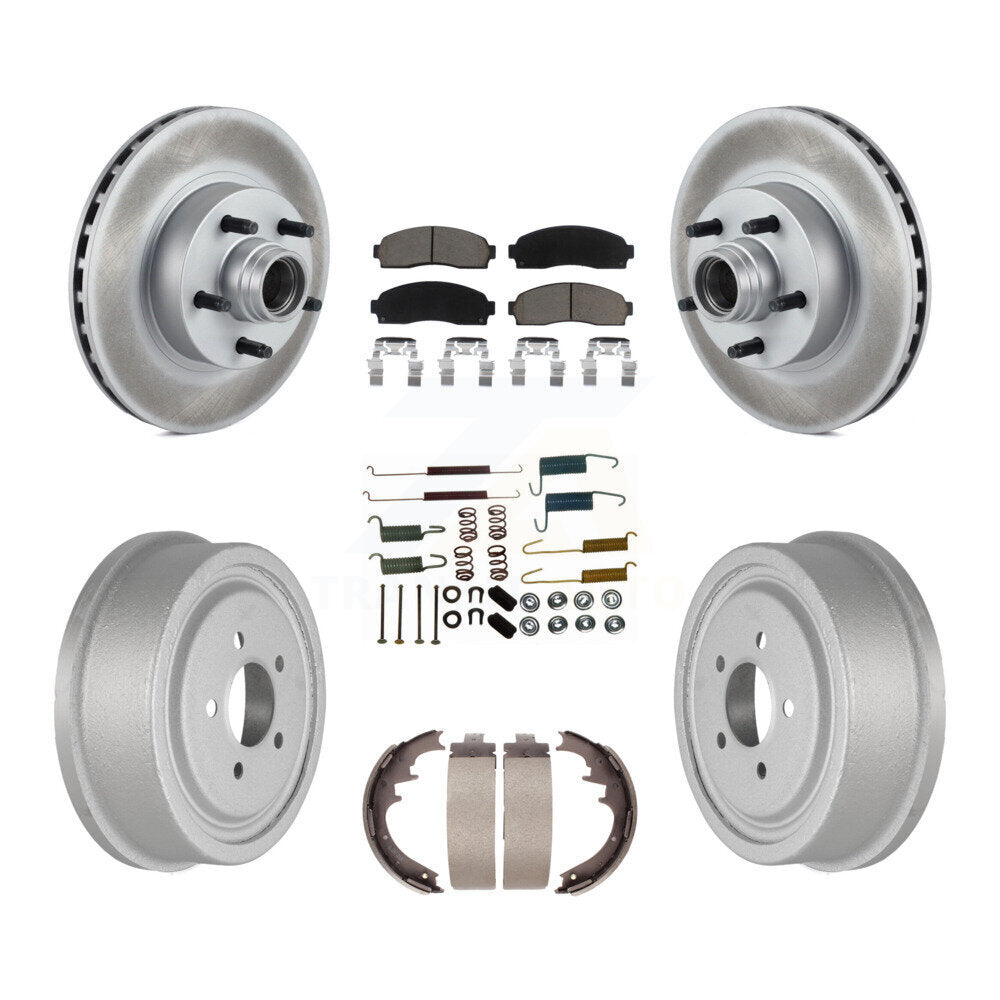 Coated Upgrade Brake Kit For 2006 Ford Ranger RWD. With 10" Diameter Drum KGC-102049 Transit Auto