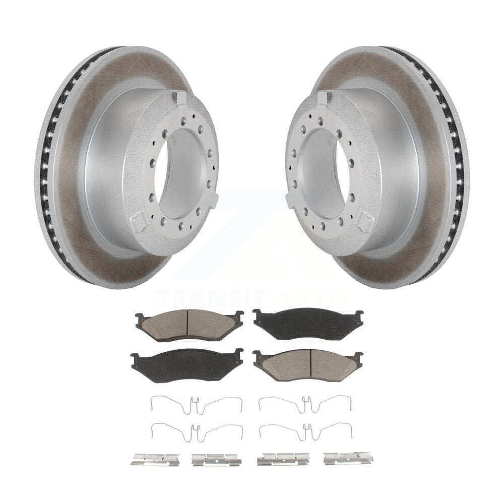 Coated Upgrade Brake Kit For 2005 Ford F-450 Super Duty With 10 Lug Wheels KGC-102466 Transit Auto