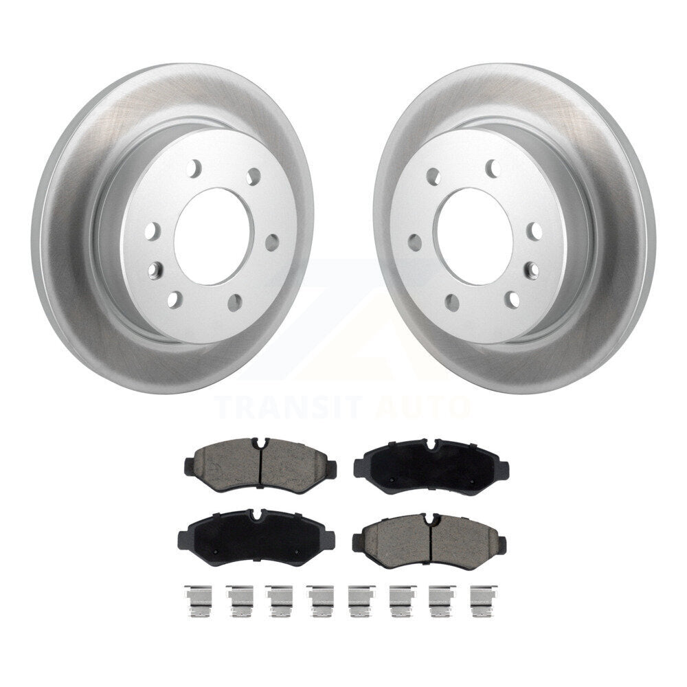 Coated Upgrade Brake Kit For 2020 Mercedes-Benz Sprinter 4500 With Single Rear Wheels and With Electric Parking Brake KGC-102529 Transit Auto