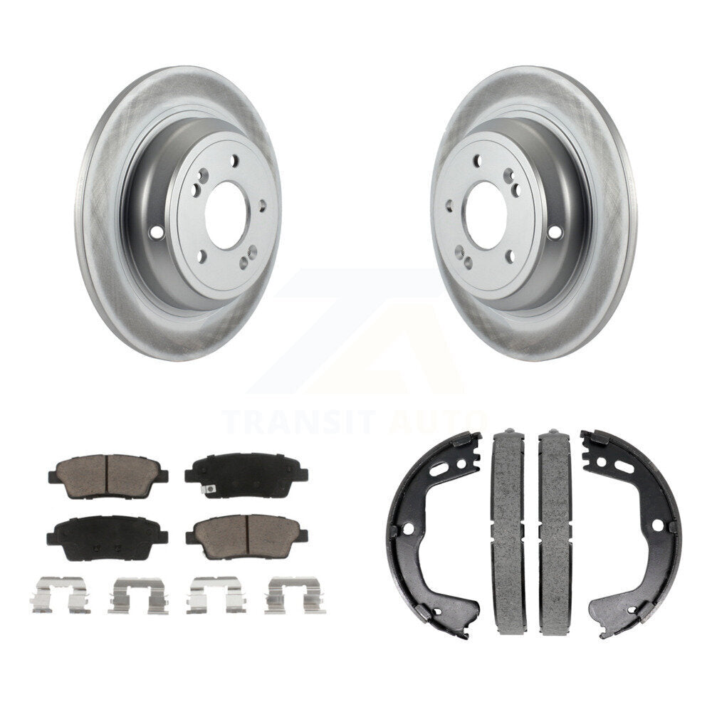 Coated Upgrade Brake Kit For 2016 Hyundai Genesis 3.8L KGC-100764 Transit Auto