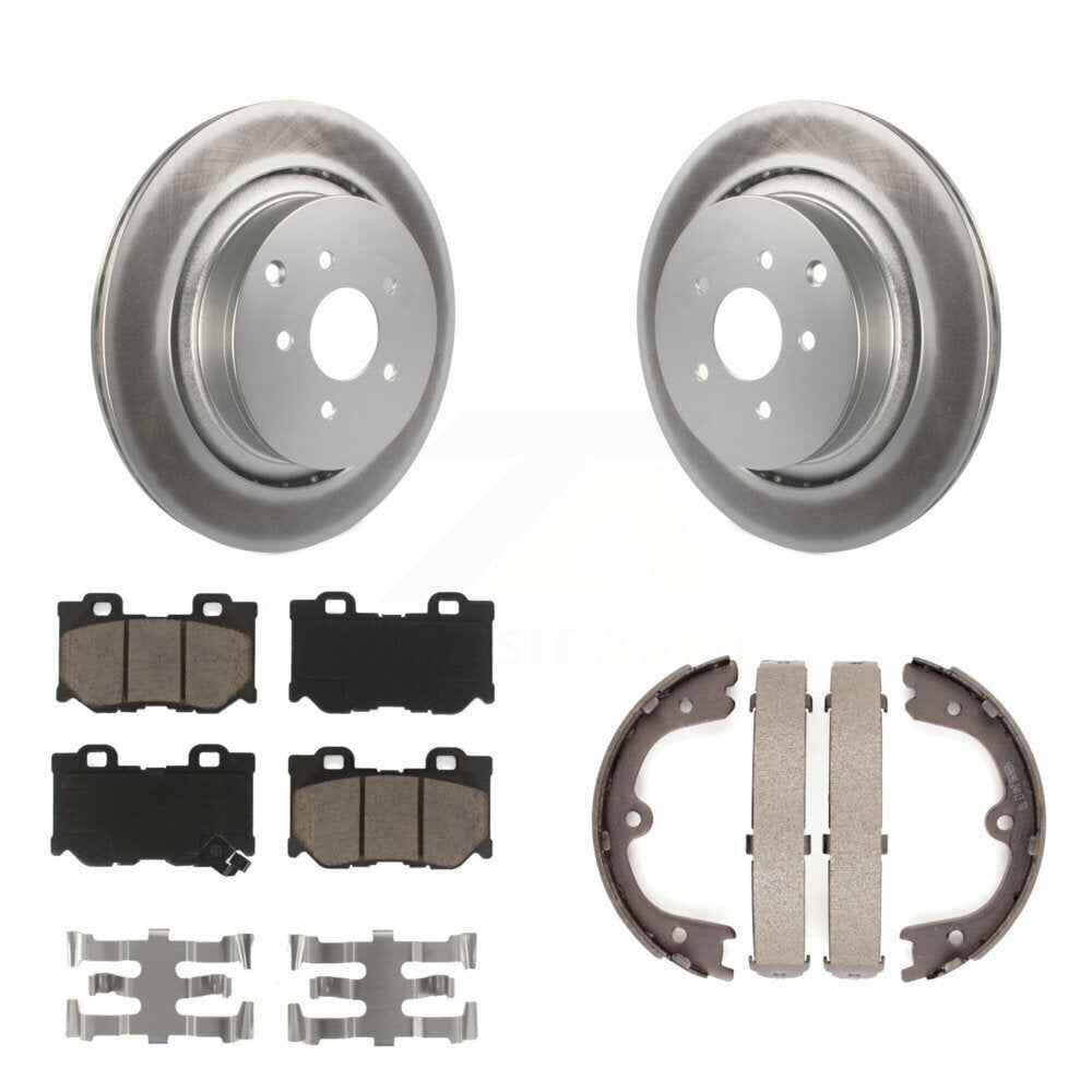 Coated Upgrade Brake Kit For 2014 INFINITI Q70 With Dual Piston Caliper KGC-103631 Transit Auto