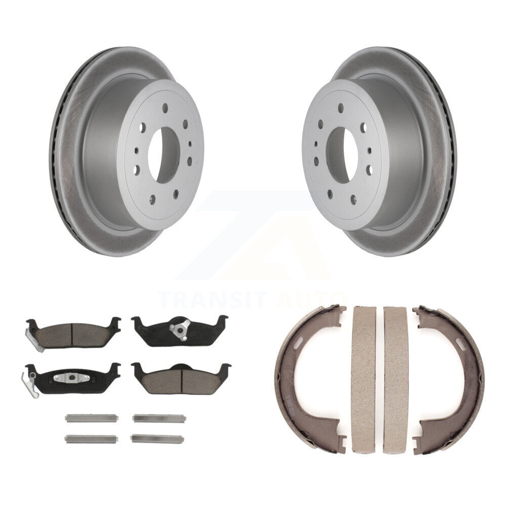 Coated Upgrade Brake Kit For 2005 Ford F-150 RWD. With 7 Lug Wheels Transit Auto