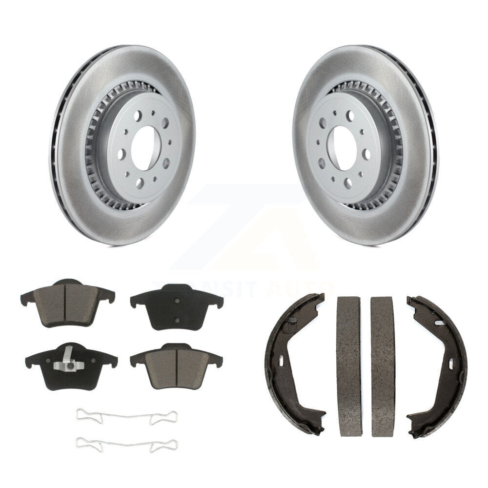 Coated Upgrade Brake Kit For 2004 Volvo XC90 With 336mm Diameter Front Rotor KGC-101348 Transit Auto