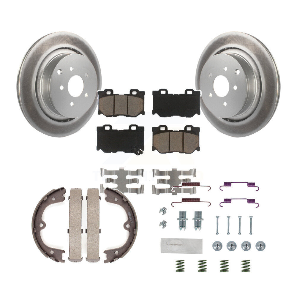 Coated Upgrade Brake Kit For 2014 INFINITI Q50 With Dual Piston Caliper KGC-103635 Transit Auto