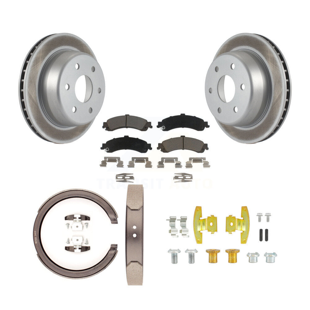 Coated Upgrade Brake Kit For 2004 GMC Yukon XL 1500 4WD KGC-100688 Transit Auto