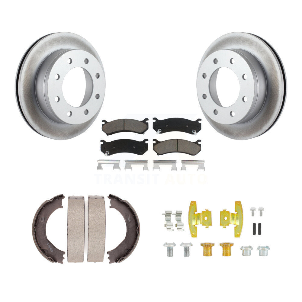 Coated Upgrade Brake Kit For 2004 Chevrolet Suburban 2500 6.0L. With Two Wheel Steering KGC-101374 Transit Auto