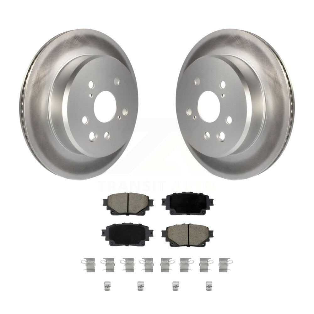 Coated Upgrade Brake Kit For 2021 Lexus IS350 Base KGC-103806 Transit Auto