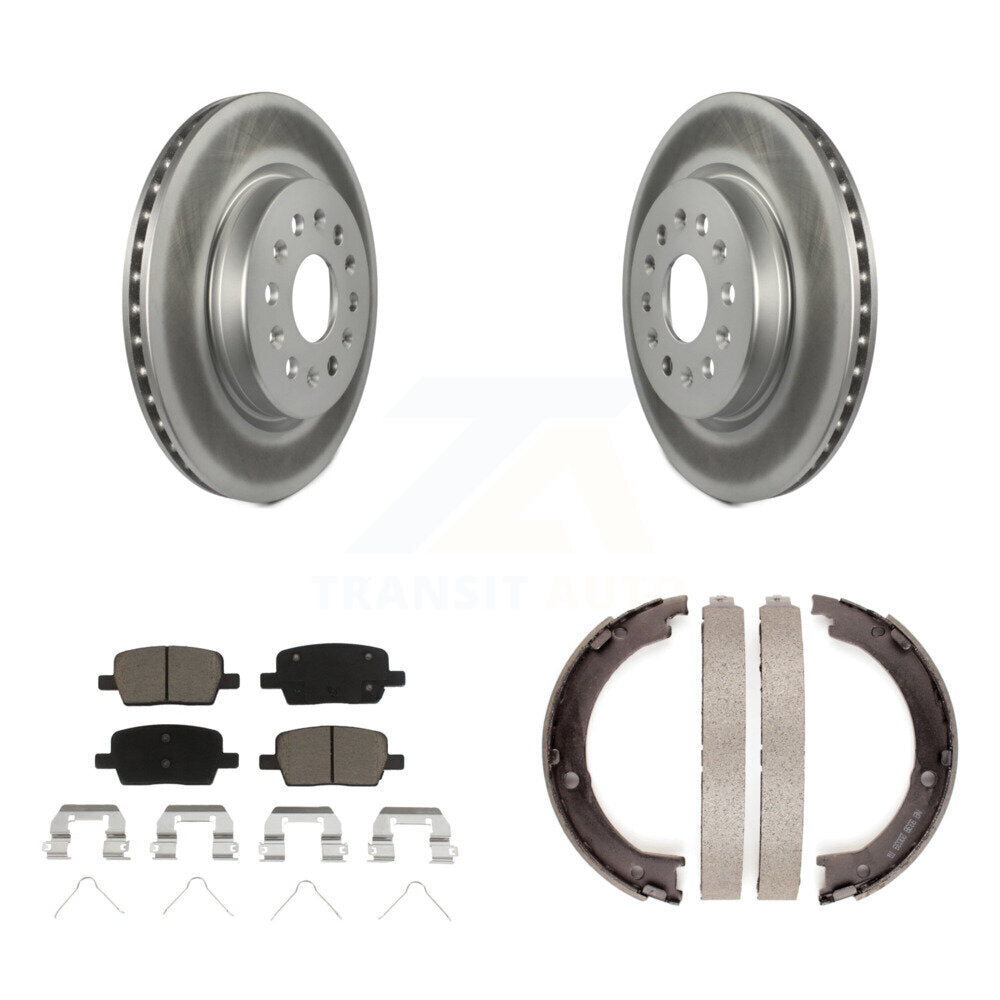 Coated Upgrade Brake Kit For 2017 GMC Acadia KGC-100882 Transit Auto