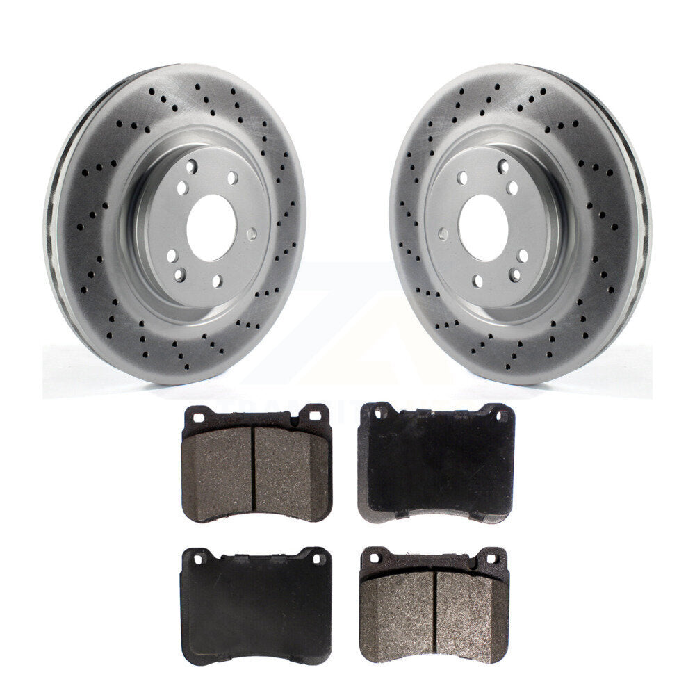 Coated Upgrade Brake Kit For 2005 Mercedes-Benz C230 Sedan. With Sport Package and From VIN # A660227,F565689,R138318, or With Sport Package KGF-100978 Transit Auto
