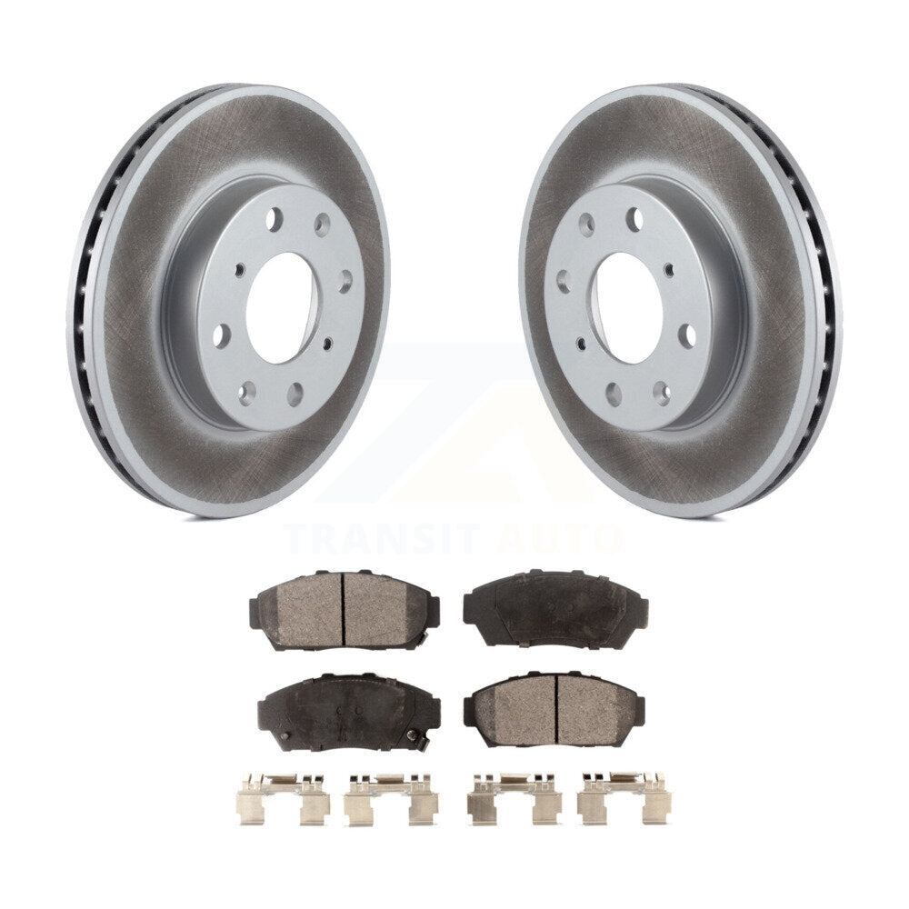 Coated Upgrade Brake Kit For 1994 Honda Civic EX and with Sedan and Non-ABS Transit Auto