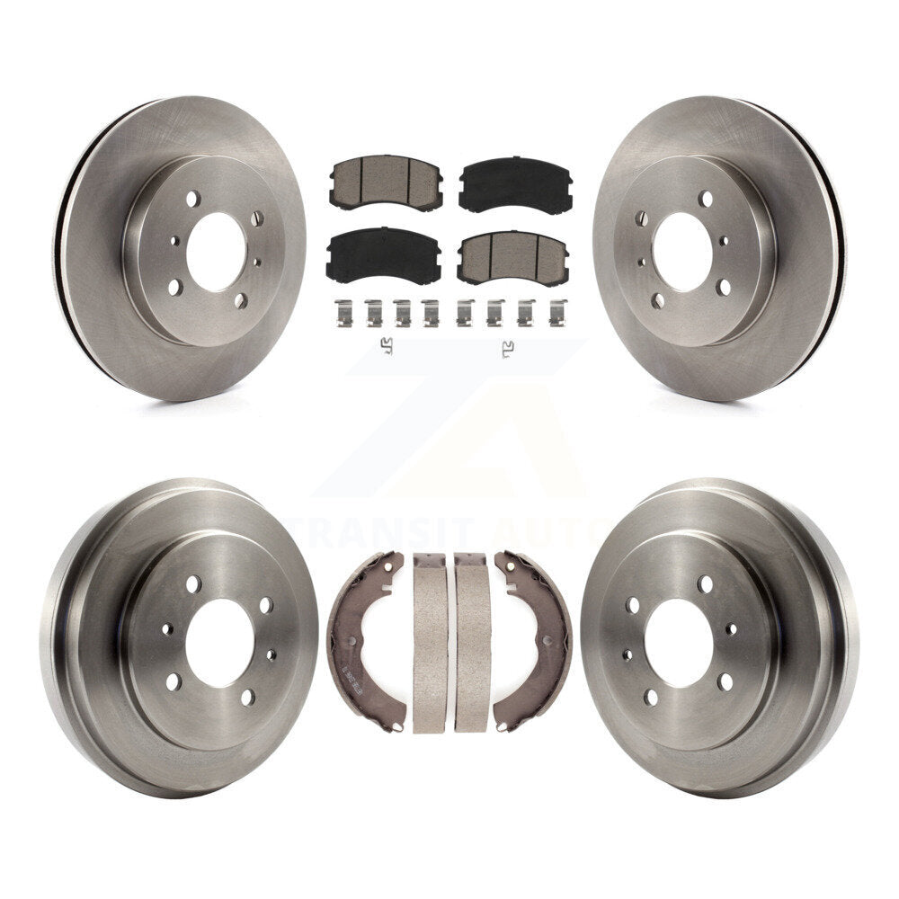 Standard Brake Kit For 2007 Mitsubishi Lancer With 14" Factory Wheels K8C-102582 Transit Auto