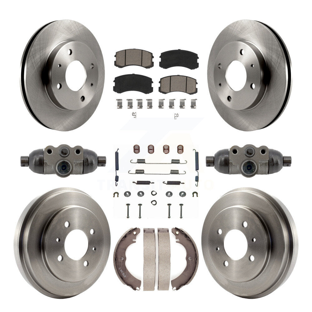 Standard Brake Kit For 2002 Mitsubishi Lancer OZ Rally/LS. With 14" Diameter Drum K8C-103792 Transit Auto