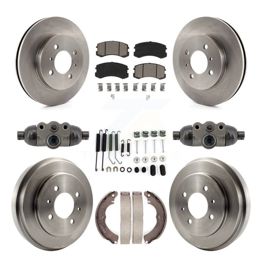 Standard Brake Kit For 2007 Mitsubishi Lancer LS Diamond. With 14" Factory Wheels K8C-103795 Transit Auto