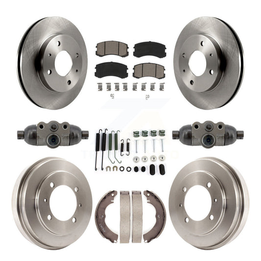 Standard Brake Kit For 2007 Mitsubishi Lancer LS Diamond. With 15" Factory Wheels K8C-103796 Transit Auto