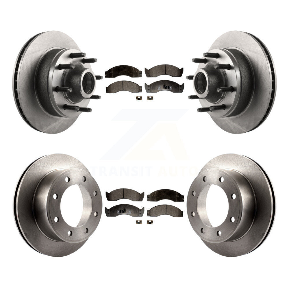 Standard Brake Kit For 2000 Ford E-450 Econoline Super Duty With Single Rear Wheels and With Metric Bolt Circle K8F-102944 Transit Auto