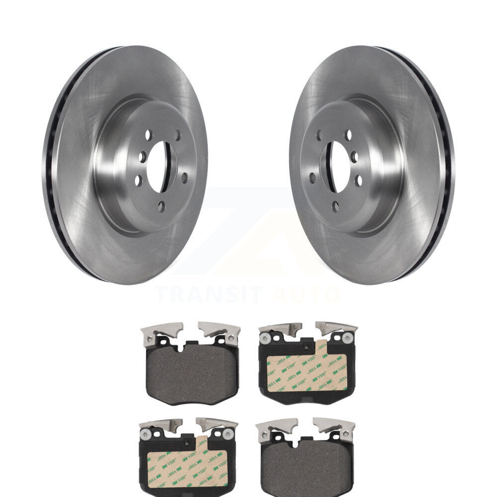 Standard Brake Kit For 2019 BMW 330i With Blue Painted Calipers and With 345mm Diameter Rear Rotor K8T-104479 Transit Auto