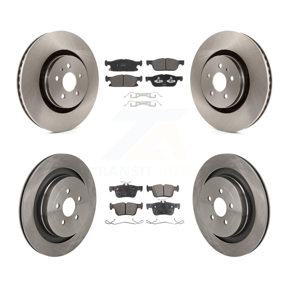 Standard Brake Kit For 2020 Lincoln Nautilus With Vented Rear Rotors K8F-104126 Transit Auto