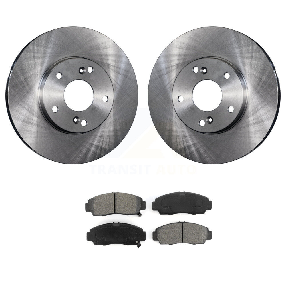 Standard Brake Kit For 2005 Honda Accord Coupe and with 3.0L and GAS engine and Manual transmission. With 282mm Diameter Front Rotor K8S-103639 Transit Auto