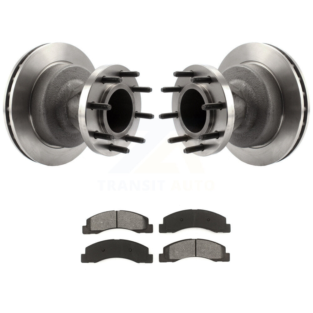 Standard Brake Kit For 1999 Ford F-350 Super Duty RWD and with 4-Wheel ABS. With Dual Rear Wheels and With Twin I-Beam Axle K8S-103077 Transit Auto