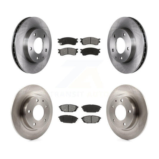 Standard Brake Kit For 2001 Mazda Protege 2.0L and with Disc rear brakes. With 5 Lug Wheels K8S-101053 Transit Auto