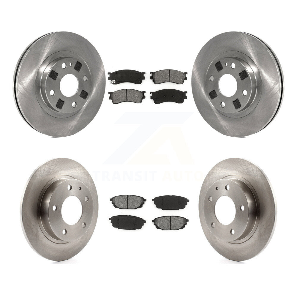 Standard Brake Kit For 2002 Mazda Protege 2.0L and with Disc rear brakes. With 4 Lug Wheels K8S-101127 Transit Auto