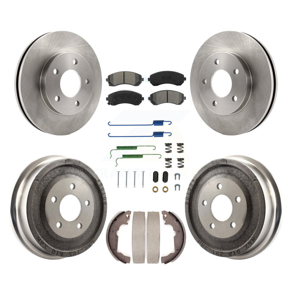 Standard Brake Kit For 2001 Pontiac Aztek FWD and with Drum rear brakes K8S-102006 Transit Auto