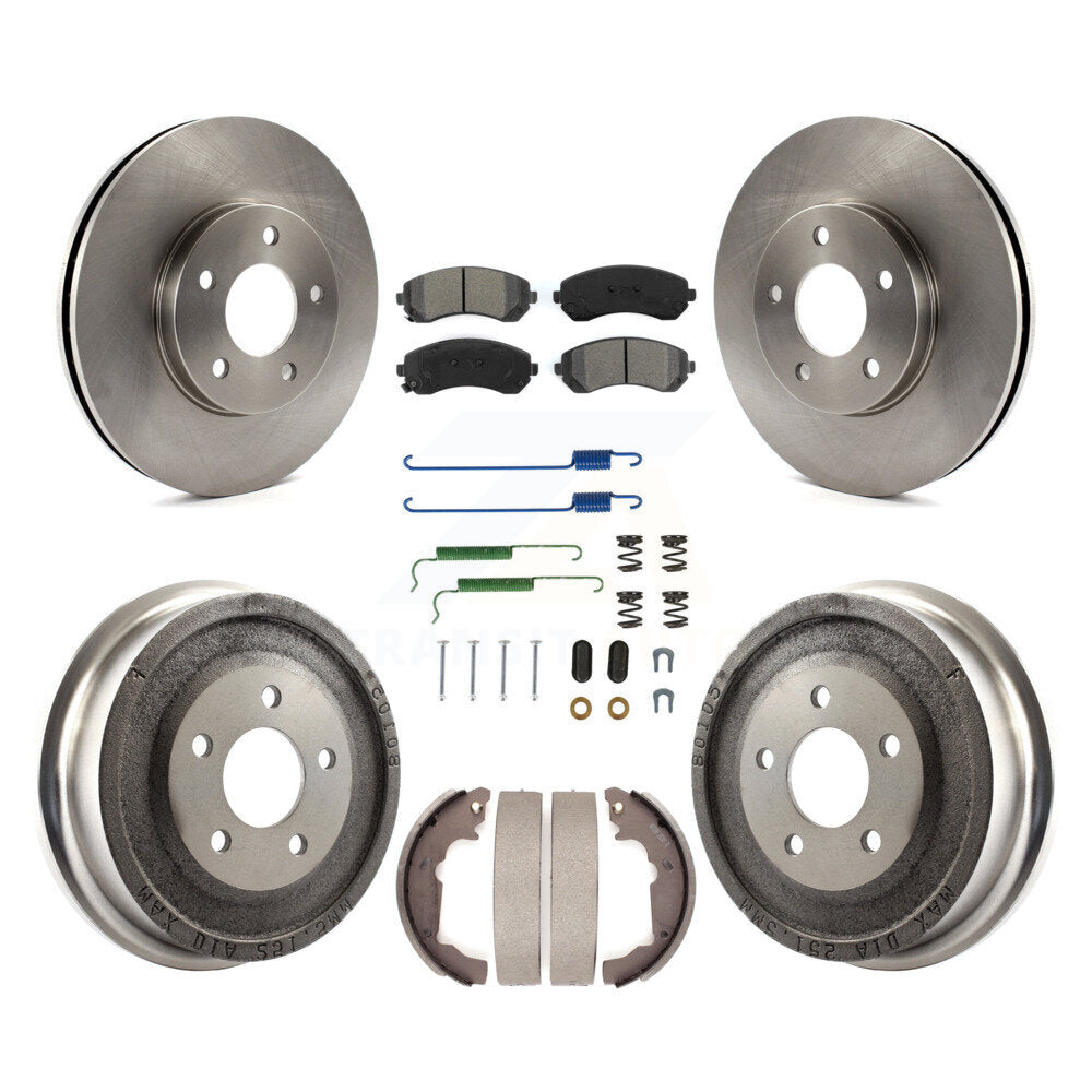 Standard Brake Kit For 2001 Pontiac Aztek AWD and with Drum rear brakes K8S-102008 Transit Auto