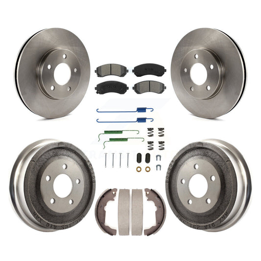 Standard Brake Kit For 2003 Pontiac Aztek AWD and with Drum rear brakes K8S-102008 Transit Auto