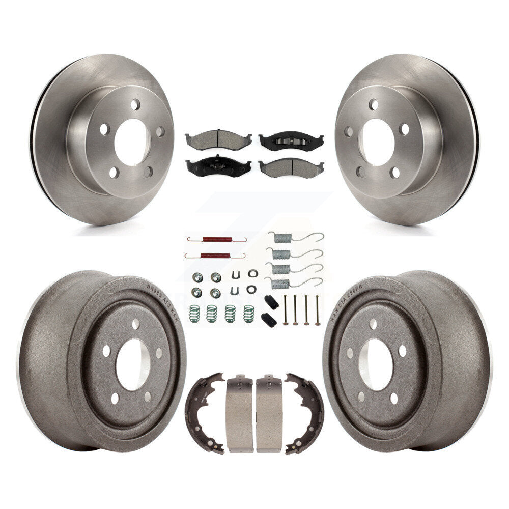 Standard Brake Kit For 2000 Jeep TJ With 9" Diameter Drum K8S-102062 Transit Auto