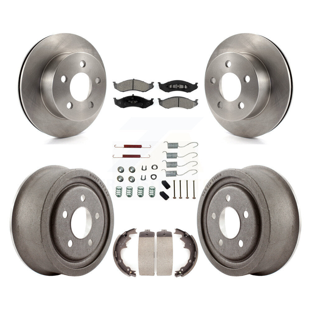 Standard Brake Kit For 2001 Jeep TJ With 9" Diameter Drum K8S-102063 Transit Auto