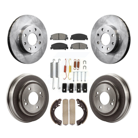 Standard Brake Kit For 1992 Honda Civic LX/DX and with Sedan and Automatic transmission and Drum rear brakes K8S-102091 Transit Auto
