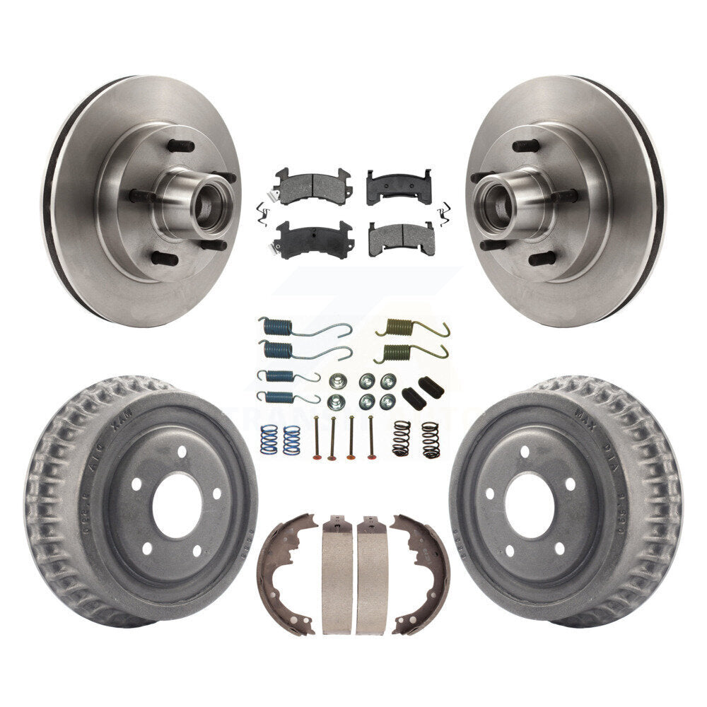 Standard Brake Kit For 1992 Pontiac Firebird Drum rear brakes. With Single Piston Caliper K8S-102177 Transit Auto