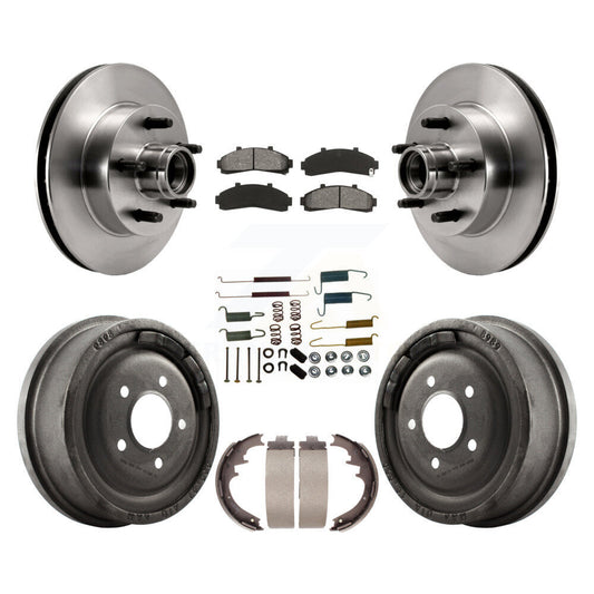 Standard Brake Kit For 2001 Ford Ranger RWD and with 2-Wheel ABS and Coil front springs. With 10" Diameter Drum K8S-102198 Transit Auto
